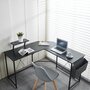 Lina&reg; Hoekbureau - Computertafel - Bureau - Zwart